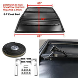 Spec-D Tonneau Cover Nissan Titan (2004-2015) Tri-Fold Soft Cover
