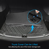 2020-2023 Tesla Model Y Black Rear Trunk Bumper Sill Guard TPE + PP