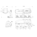 INTAKE MANIFOLD CHEVY CHEVETTE / PONTIAC T1000 / ACADIAN 1.4 / 1.6L TOWARD MIDDLE THROTTLE