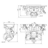 HIGH FLOW INTAKE MANIFOLD OPEL / VAUXHALL / CHEVY EURO ASTRA ZAFIRA VXR GSi VX220 Z20LEH Z20LET Z20LER