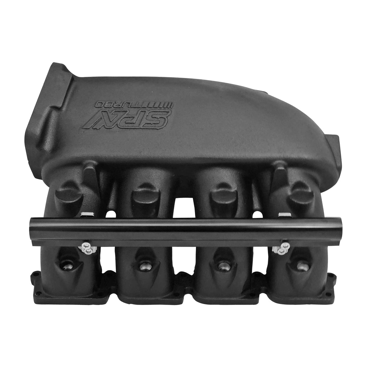 Cast Aluminum Intake Manifold for transverse VW/AUDI 1.8T with 4 injectors Fuel Rail Kit (left side OEM throttle) - Black - PRE SALE