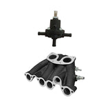 VW MKI MKII GTI 1.8L 2.0L 8V SOHC SINGLE DOWNDRAFT INTAKE MANIFOLD - BLACK + 0-30 PSI Fuel pressure regulator + Bracket