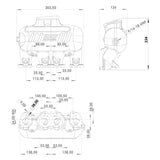 INTAKE MANIFOLD VW 8V CROSS FLOW LONGITUDINAL - 4 INJECTORS - WITHOUT BOLT HOLES