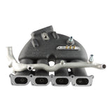 Cast Aluminum Intake Manifold for longitudinal VW/AUDI 1.8T with 4 injectors Fuel Rail Kit (OEM throttle) Black