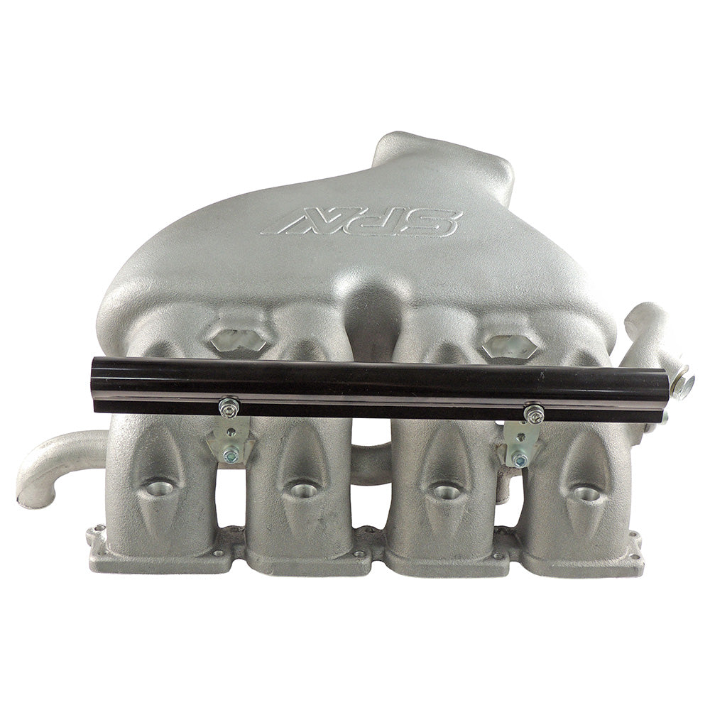 Cast Aluminum Intake Manifold for longitudinal VW/AUDI 1.8T with 4 injectors Fuel Rail Kit (OEM throttle)