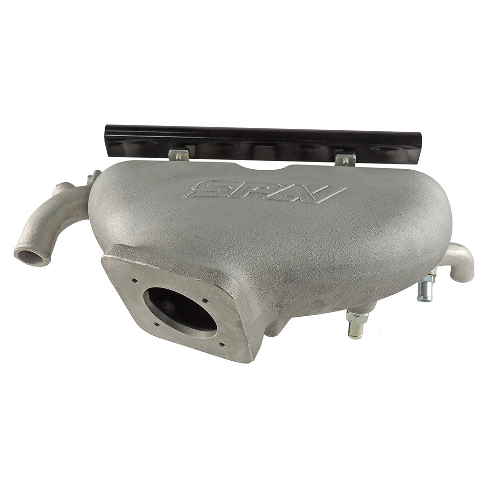 Cast Aluminum Intake Manifold for longitudinal VW/AUDI 1.8T with 4 injectors Fuel Rail Kit (OEM throttle)