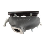 Cast Aluminum Intake Manifold for longitudinal VW/AUDI 1.8T with 8 injectors Fuel Rail Kit (OEM throttle) Black