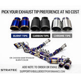 Performance Titanium Stainless Steel Catback Exhaust System for Infiniti G37 Q40 3.7L