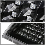 03-07 Chevy Silverado GMC Sierra LED Tail Lights Black Clear