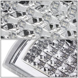03-07 Chevy Silverado GMC Sierra LED Tail Lights Chrome Clear