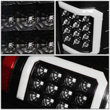 07-14 Chevy Silverado GMC Sierra C-Bar 3D LED Tron Style Tail Lights