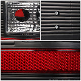 07-14 Chevy Silverado GMC Sierra LED Tail Lights - Black/Clear