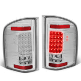 07-14 Chevy Silverado GMC Sierra LED Tail Lights - Chrome/Clear