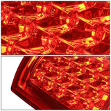99-03 Chevrolet Silverado/GMC Sierra LED Tail Lights - Chrome Red