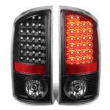 2007-2009 Dodge Ram LED Tail Lights - Black/Clear