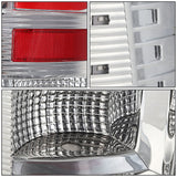 09-17 Dodge Ram C-Bar 3D LED Tail Lights Chrome/Clear