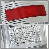 09-17 Dodge Ram 1500 2500 3500 LED Tail Lights Chrome Clear