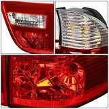 2000-2006 BMW X5 Red Clear Tail Lights