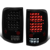 2004-2008 Ford F-150 LED Tail Lights - Black Smoke