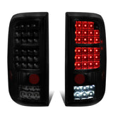 2004-2008 Ford F-150 LED Tail Lights - Black Smoke