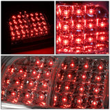 04-08 Ford F-150 LED Tail Lights Chrome Clear