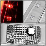 2009-2014 Ford F-150 Dual C-Bar 3D LED Tail Lights - Chrome/Clear