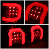 09-14 Ford F-150 Dual C-Bar 3D LED Tail Lights - Chrome/Red