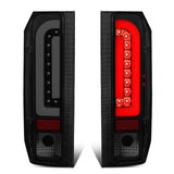 90-97 Ford F-150/F-250/F-350/Bronco 3D LED Tail Lights Black/Smoke