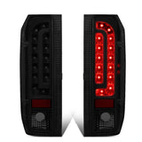 90-97 Ford F-150/F-250/F-350/Bronco LED Tail Lights - Black/Smoke