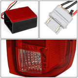 90-97 Ford F-150/F-250/F-350/Bronco LED Tail Lights Chrome/Red