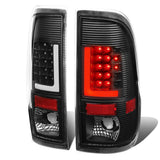 08-16 Ford F-250/F-350/F-450/F-550 Super Duty L-Bar 3D LED Tail Lights