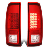 08-16 Ford F-250/F-350/F-450/F-550 Super Duty LED Tail Lights Chrome