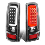 00-06 Chevy Tahoe Suburban GMC Yukon C-Bar 3D U-Halo LED Tail Lights