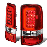 00-06 Chevy Tahoe Suburban GMC Yukon C-Bar 3D U-Halo LED Tail Lights