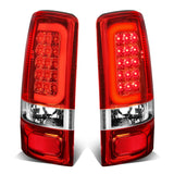00-06 Chevy Tahoe Suburban GMC Yukon C-Bar 3D U-Halo LED Tail Lights