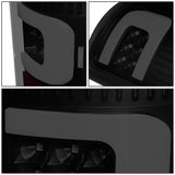 07-14 GMC Sierra 3D LED Tail Lights - Black Smoke