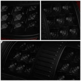 07-14 GMC Sierra LED Tail Lights Black Smoke