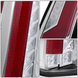 07-14 Chevrolet Tahoe / GMC Yukon Full LED Tail Lights Chrome Clear