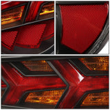 13-17 Subaru BRZ Black Housing Clear Lens Amber Signal Tail Lights