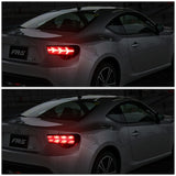 13-17 Subaru BRZ Chrome Housing Smoke Lens Tail Lights