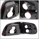 92-95 Honda Civic 2/3-Door Red Clear Tail Lights