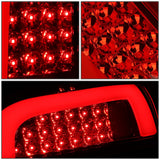 2005-2015 Toyota Tacoma L-Bar Style 3D LED Tail Lights Chrome/Red