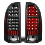 2005-2015 Toyota Tacoma LED Tail Lights - Black/Clear