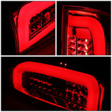14-18 Toyota Tundra Tube Bar Style 3D LED Tail Lights - Chrome/Clear