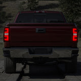 14-19 Chevy Silverado / GMC Sierra Smoked Red Tail Lights