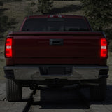 14-19 Chevrolet Silverado / GMC Sierra Dually Red Clear Tail Lights