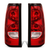 03-07 Chevrolet Silverado Red Tail Lights