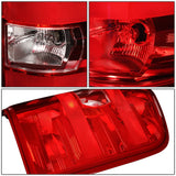 2007-2013 Chevrolet Silverado Red Clear Tail Light - Right Side