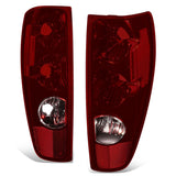04-12 Chevrolet Colorado / GMC Canyon Dark Red Tail Lights Set