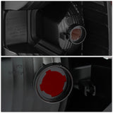 14-21 Toyota Tundra Dark Red Clear Lens Tail Light Set
